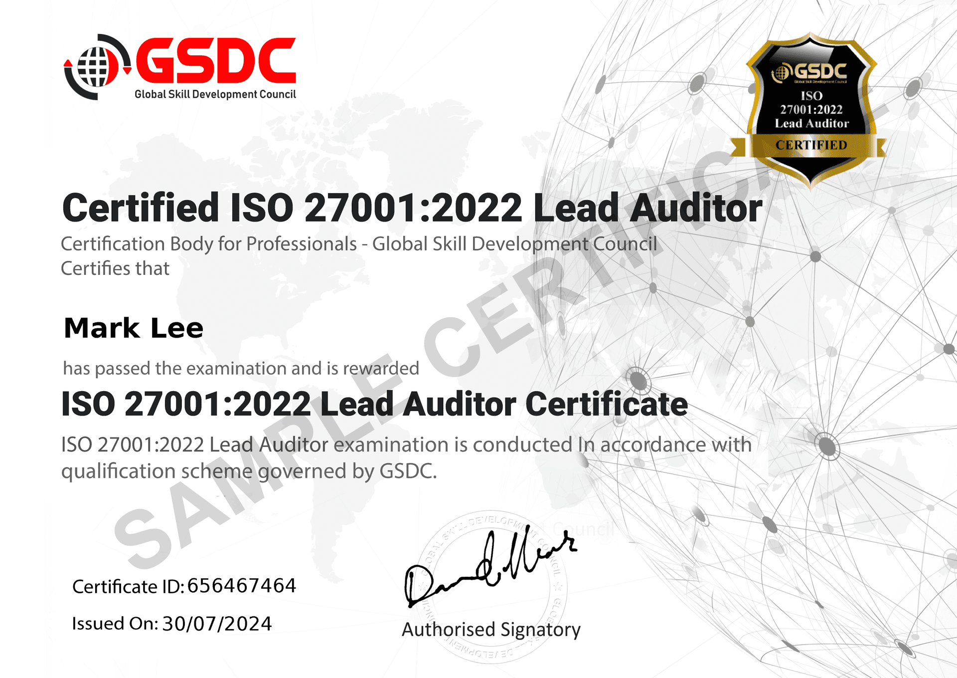 Certification