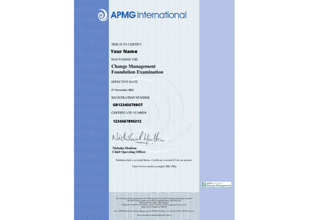 Certification