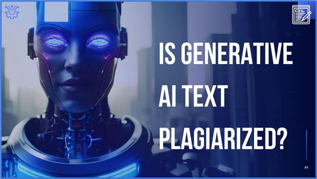 Is Generative AI Text Plagiarized?