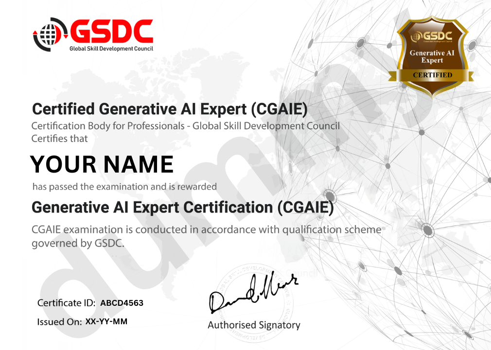 gen ai expert certification